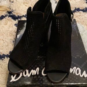 💕Sam Edelman💕 Easton Perforated Peep Toe Bootie